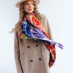 apaszka jedwabna dwustronna frykasy spadiora 35