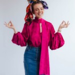 apaszka jedwabna dwustronna frykasy spadiora 38