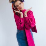 apaszka jedwabna dwustronna frykasy spadiora 39