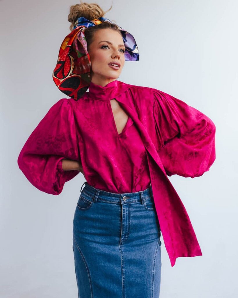 apaszka jedwabna dwustronna frykasy spadiora 40