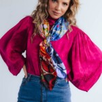 apaszka jedwabna dwustronna frykasy spadiora 42