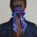 gumka scrunchie z szarfa latarnia spadiora 1