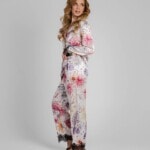 jedwabna pizama senso kwiaty zodiaku zestaw z dlugimi spodniami spadiora 5