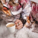 jedwabna pizama senso kwiaty zodiaku zestaw z dlugimi spodniami spadiora 16