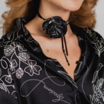 jedwabna koszula feminimal czarna spadiora 7