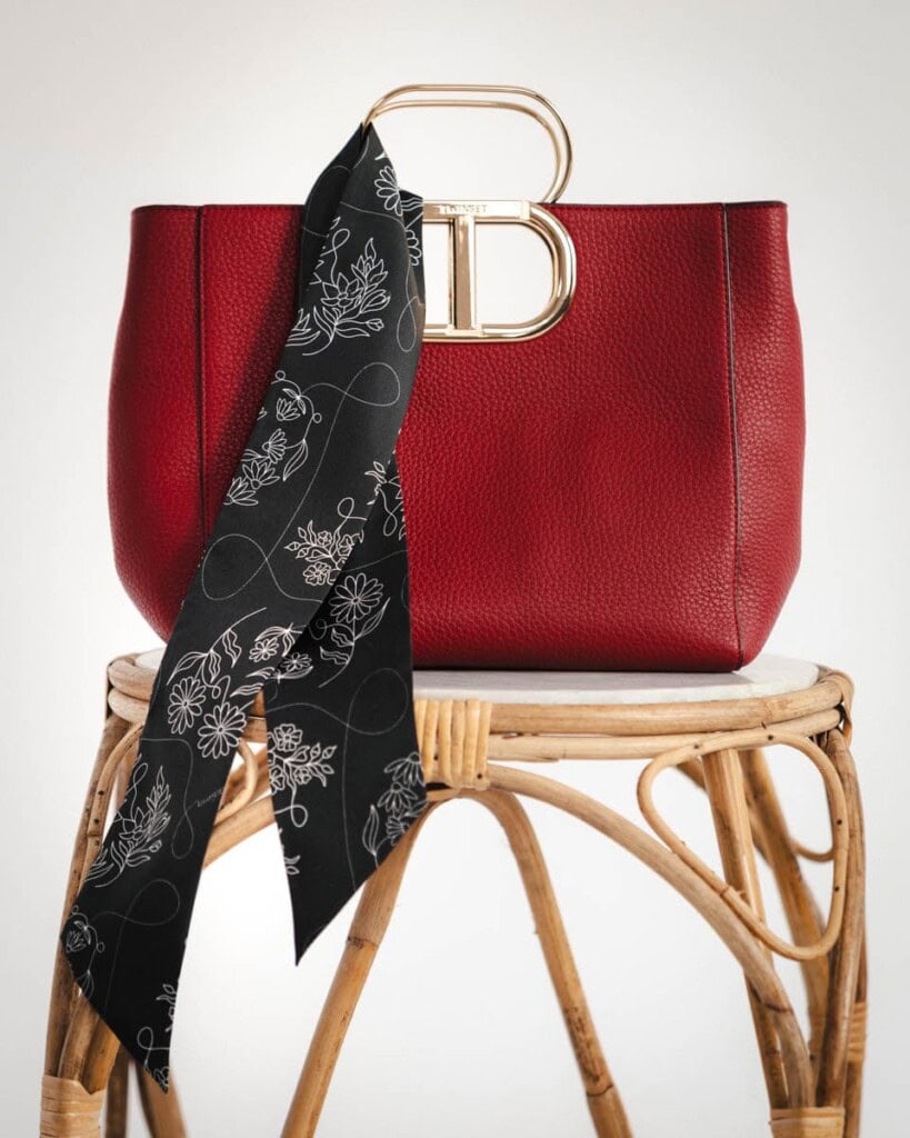 jedwabne twilly feminimal czarna spadiora