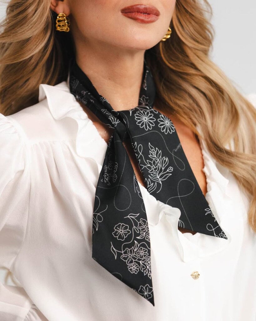 jedwabne twilly feminimal czarna spadiora 4