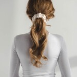 zestaw jedwabnych gumek igaro feminima bordo spadiora