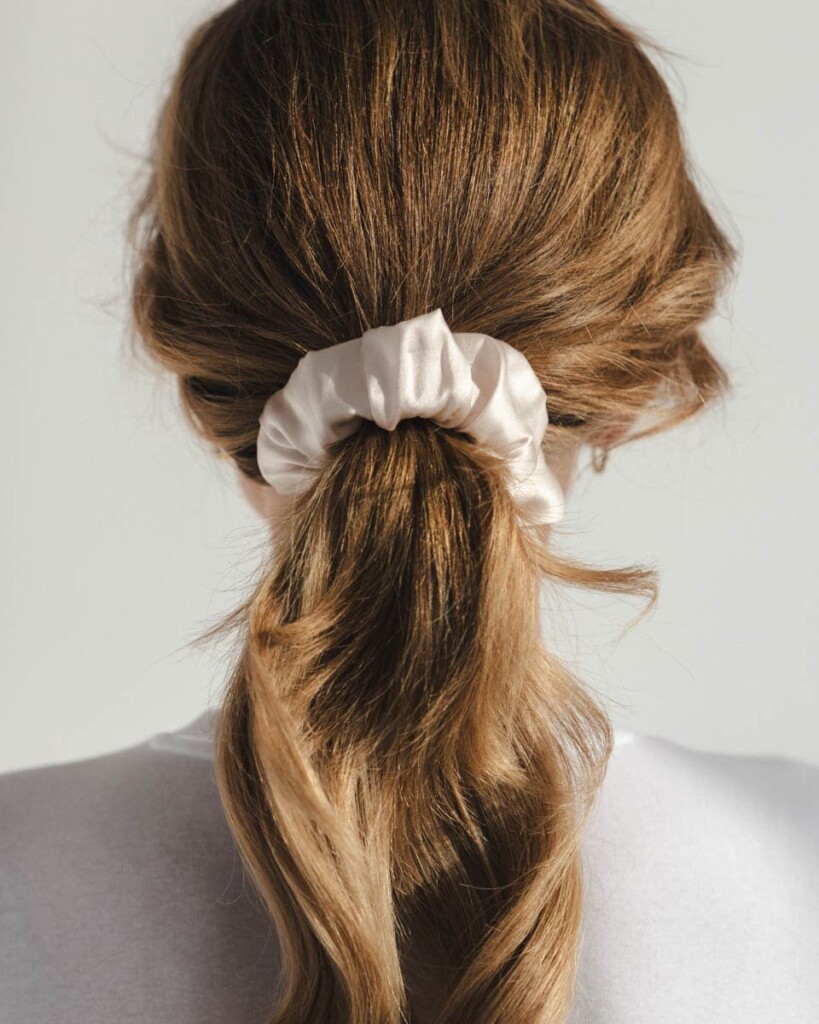 zestaw jedwabnych gumek igaro feminima bordo spadiora 1