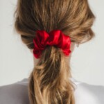 zestaw jedwabnych gumek igaro feminima bordo spadiora 2