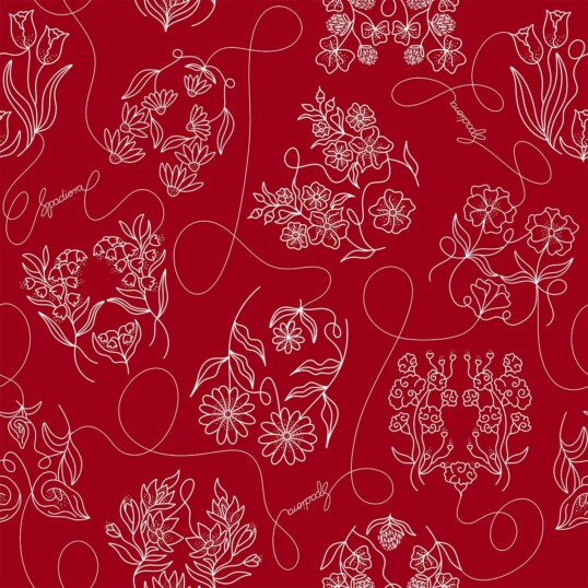 wzor feminimal bordo spadiora