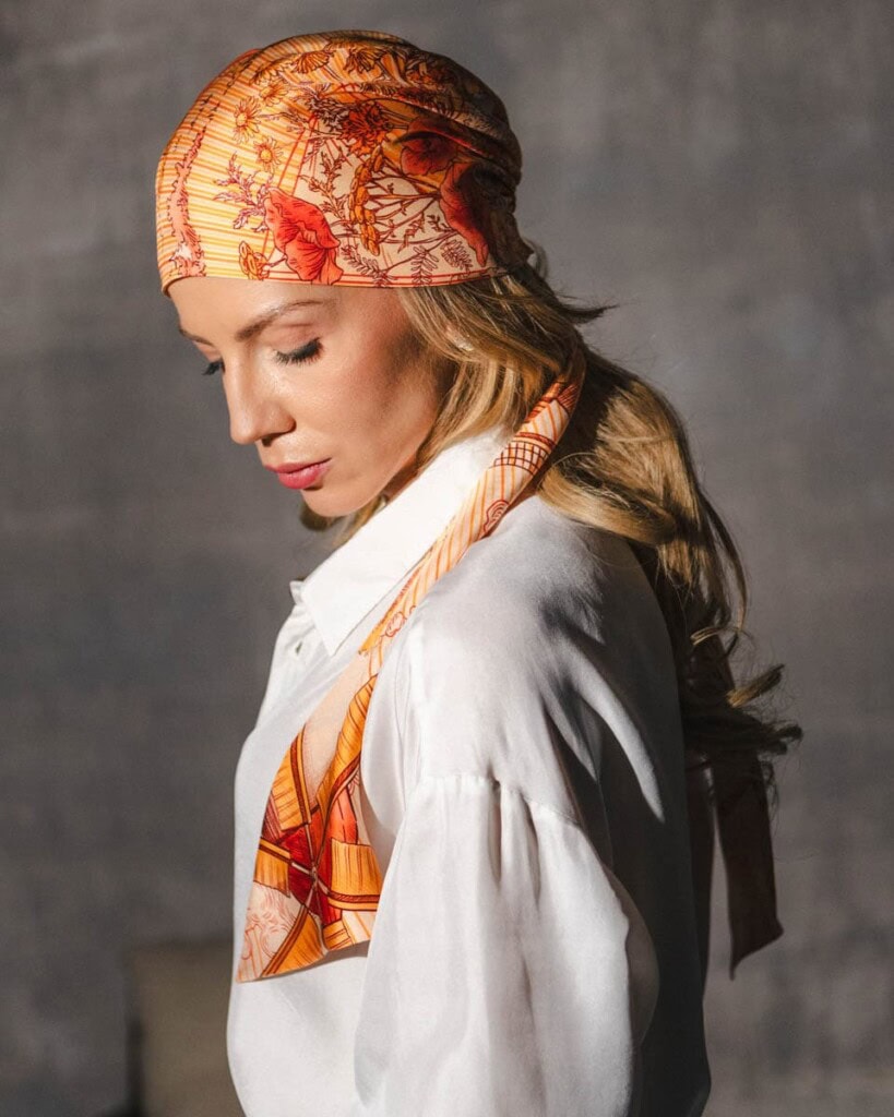 jedwabna piratka na glowe corsaro wiatraki spadiora