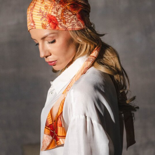 jedwabna piratka na glowe corsaro wiatraki spadiora