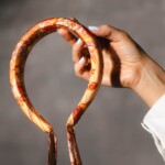 jedwabna opaska z dluga szarfa amoro wiatraki spadiora 2