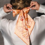 jedwabna opaska z dluga szarfa amoro wiatraki spadiora 1