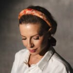 jedwabna opaska z dluga szarfa amoro wiatraki spadiora 4