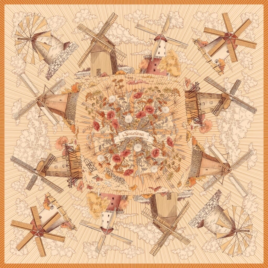 wzor wiatraki spadiora