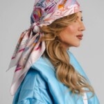 apaszka jedwabna dwustronna rozowe szeptane opowiesci spadiora 6