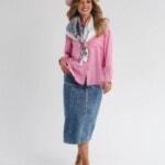 apaszka jedwabna dwustronna niebieskie szeptane opowiesci spadiora 2