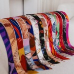 jedwabna szarfa do kapelusza spadiora 2