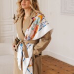 apaszka jedwabna dwustronna niebieskie szeptane opowiesci spadiora 20