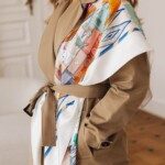 apaszka jedwabna dwustronna niebieskie szeptane opowiesci spadiora 21