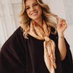 Apaszka jedwabna dwustronna wiatraki spadiora 3