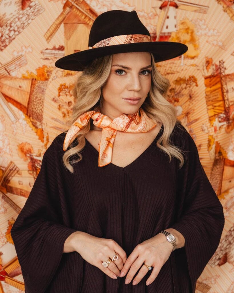 apaszka jedwabna dwustronna wiatraki spadiora 11