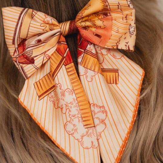 jedwabna kokarda do wlosow carma wiatraki spadiora 1