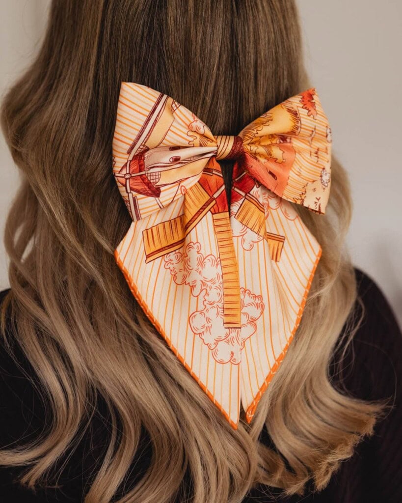 jedwabna kokarda do wlosow carma wiatraki spadiora 3