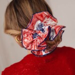 jedwabna gumka scrunchie ornamiloo wiwat spadiora 9