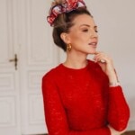 jedwabna gumka scrunchie ornamiloo wiwat spadiora 2