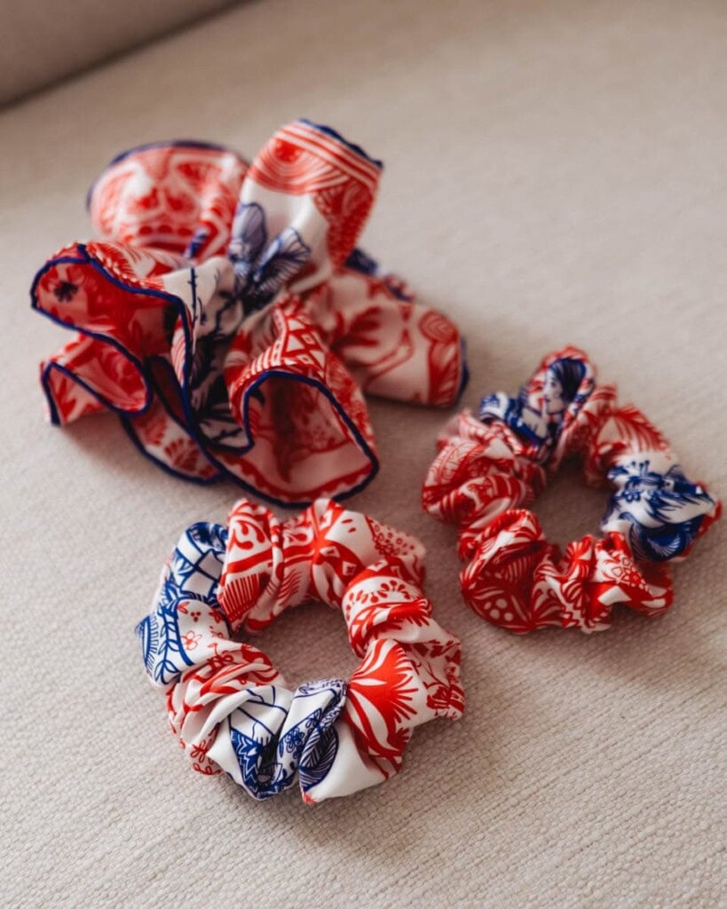 jedwabna gumka scrunchie ornamiloo wiwat spadiora 13
