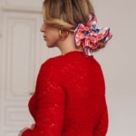 jedwabna gumka scrunchie ornamiloo wiwat spadiora 