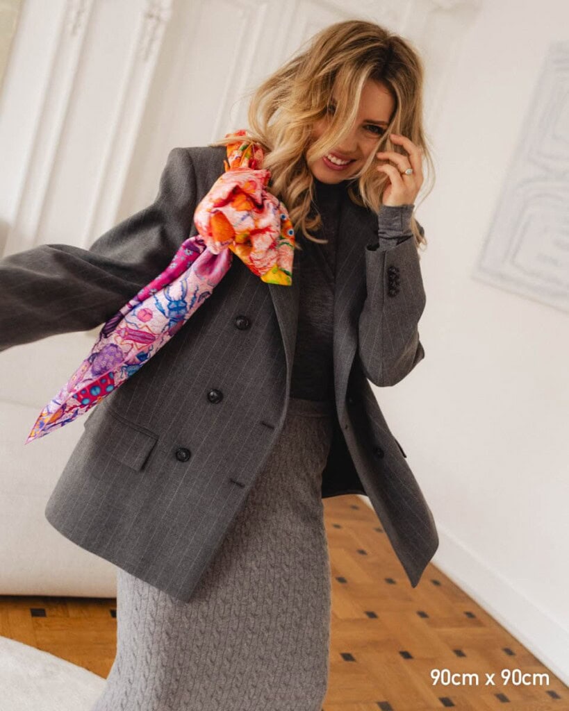 apaszka jedwabna dwustronna zuki spadiora 6