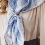 apaszka jedwabna dwustronna koronka blawatna spadiora 2