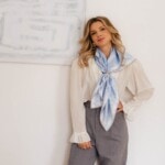 apaszka jedwabna dwustronna koronka blawatna spadiora 5