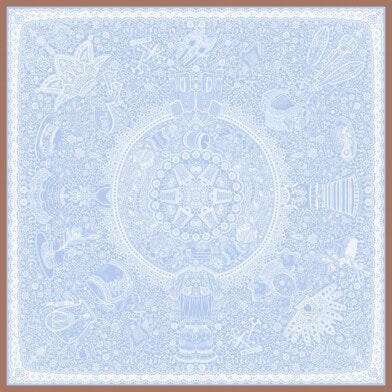 poszetka jedwabna meska dwustronna koronka blawatna spadiora