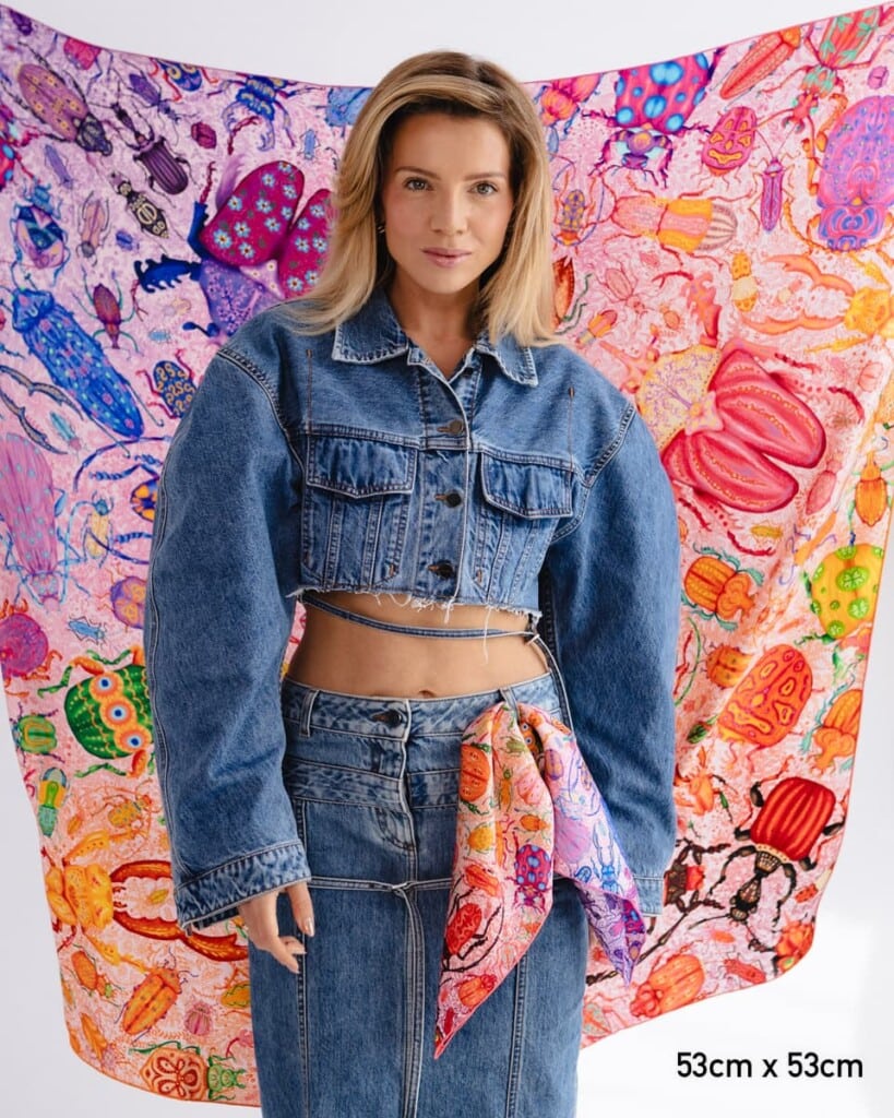 apaszka jedwabna dwustronna zuki spadiora 10