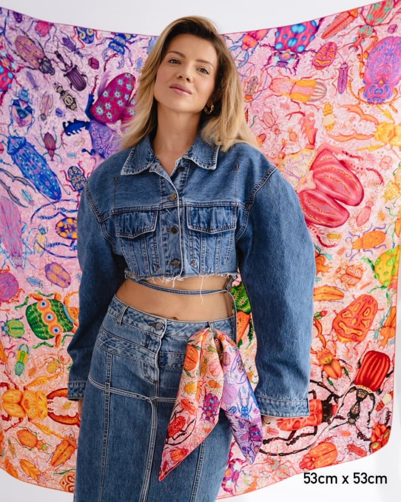 apaszka jedwabna dwustronna zuki spadiora 11