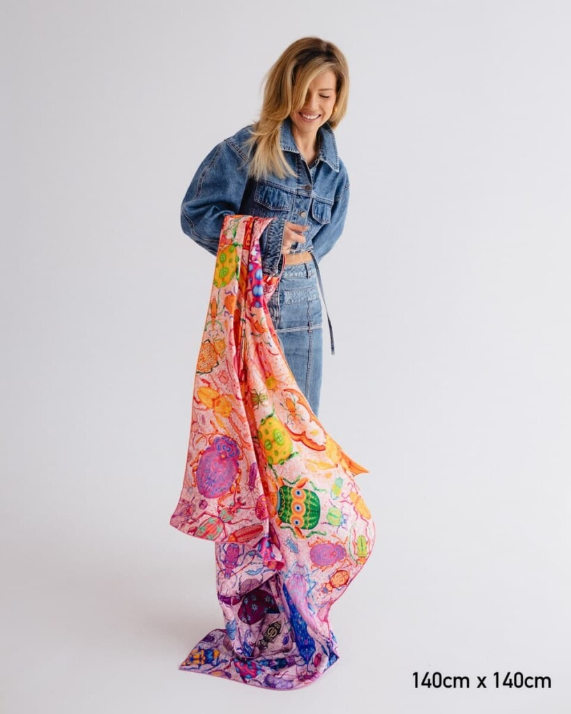 apaszka jedwabna dwustronna zuki spadiora 19