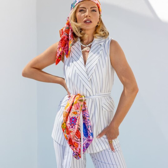  apaszka jedwabna dwustronna żuki spadiora 32