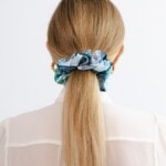 jedwabna gumka scrunchie gora lodowa spadiora