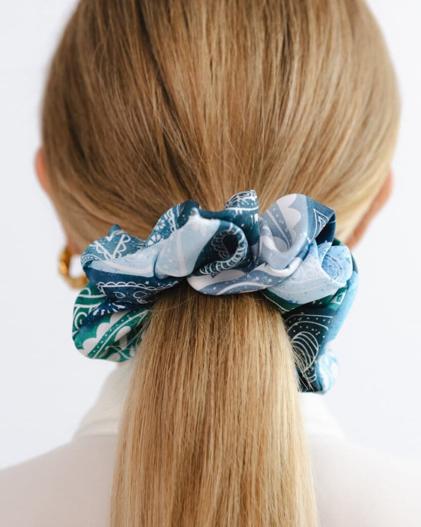 jedwabna gumka scrunchie gora lodowa spadiora 1