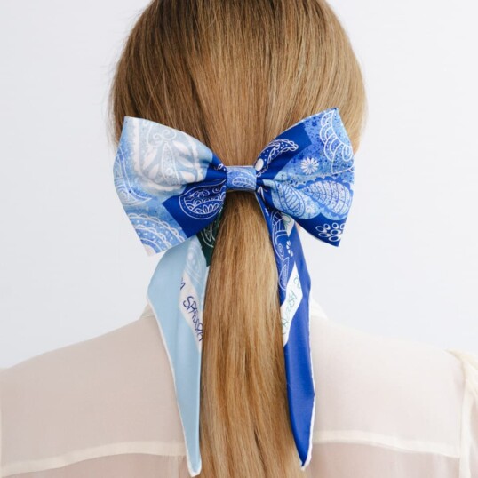 jedwabna kokarda do wlosow carma gora lodowa spadiora