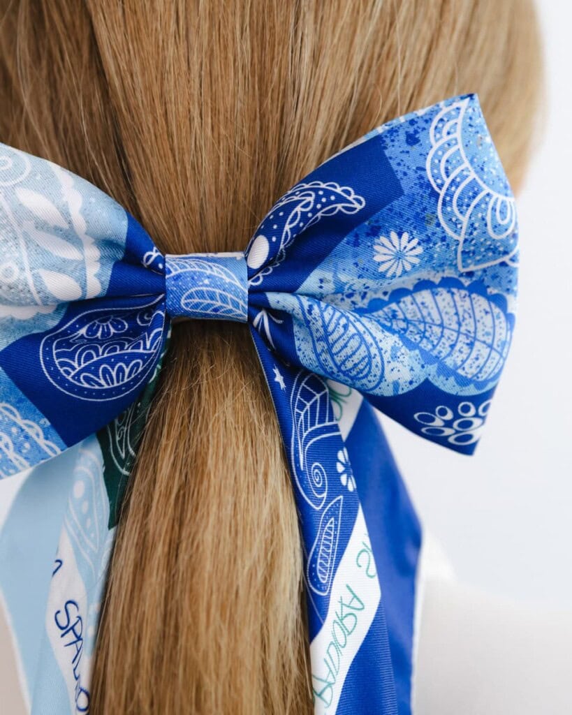 jedwabna kokarda do wlosow carma gora lodowa spadiora 1