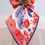 jedwabna opaska z dluga szarfa amoro wiwat spadiora 1