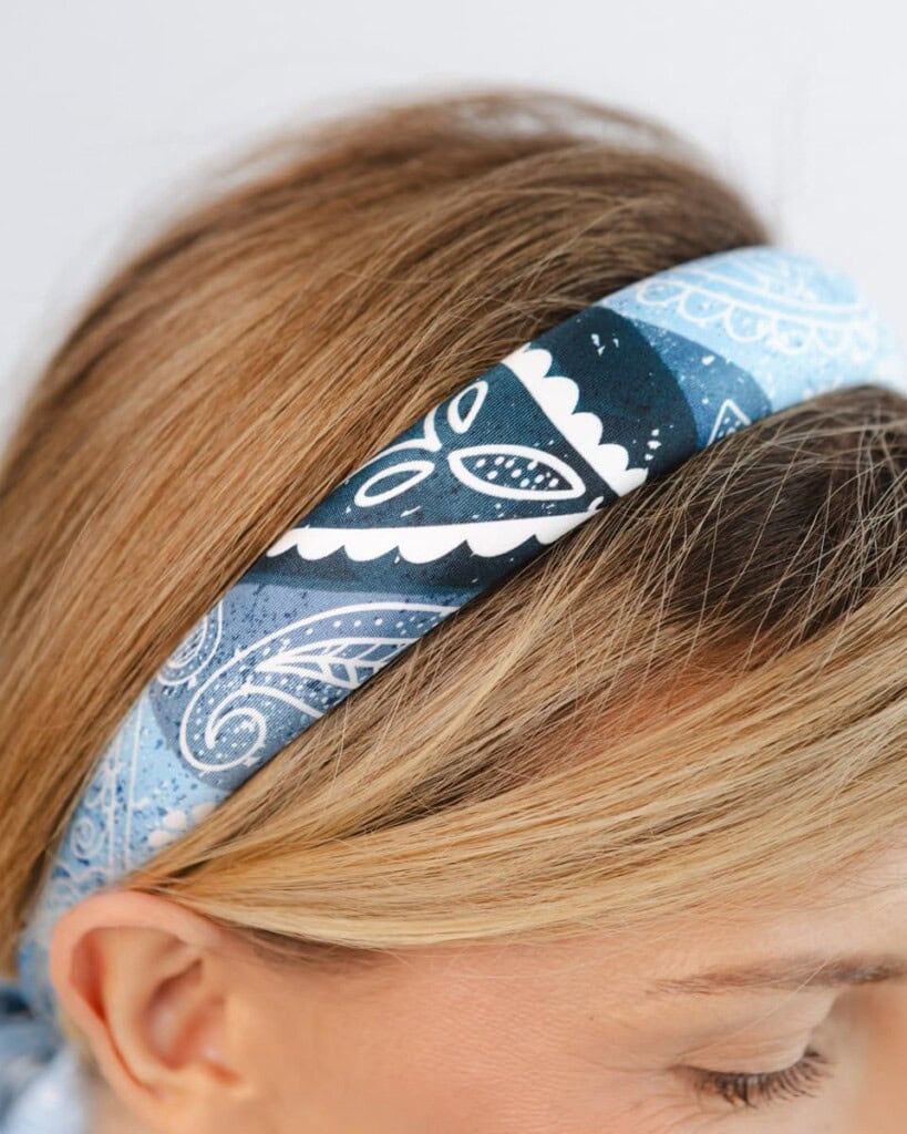 jedwabna opaska z dluga szarfa amoro gora lodowa spadiora 5