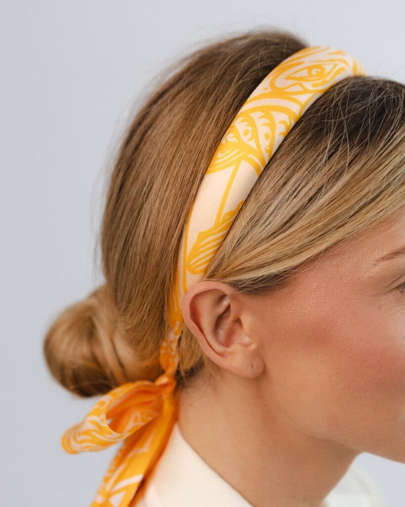 jedwabna opaska z dluga szarfa amoro totem spadiora 3