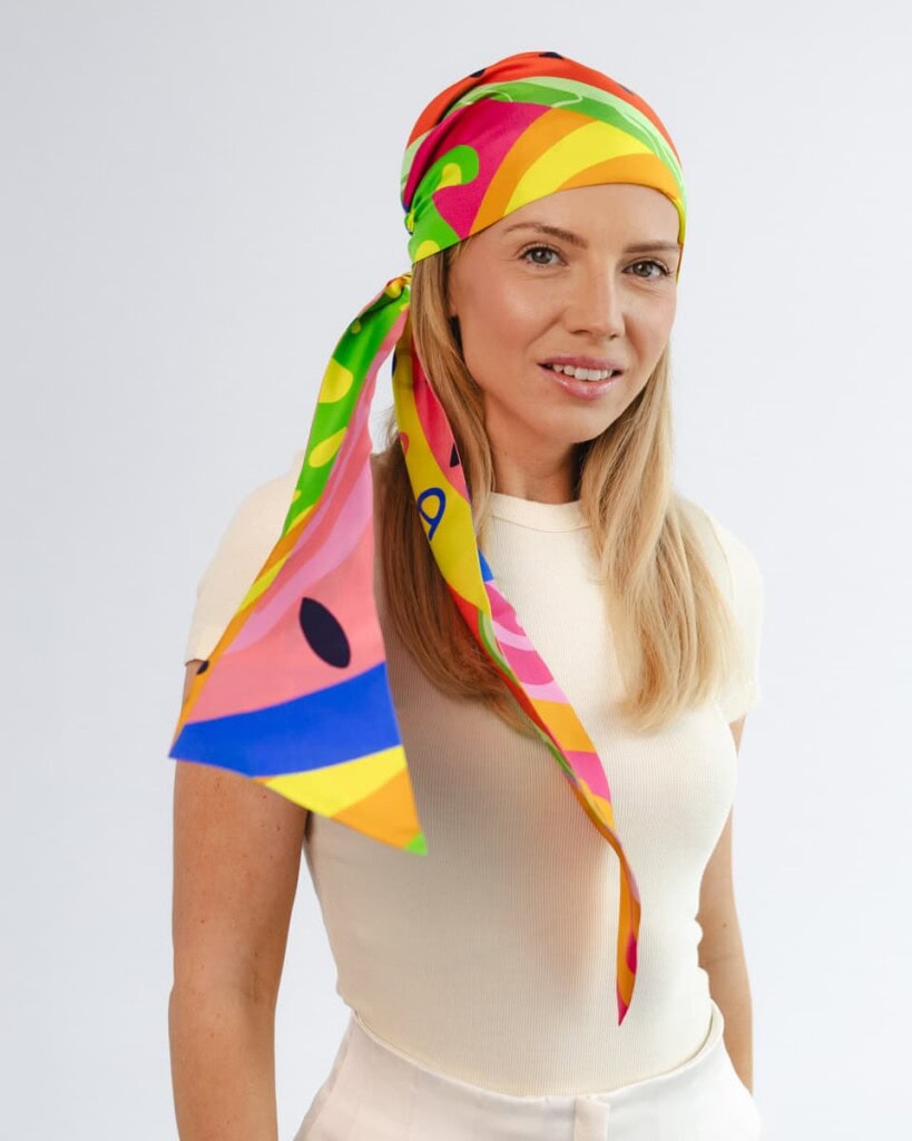 jedwabna piratka na glowe corsaro soczysta spadiora 1